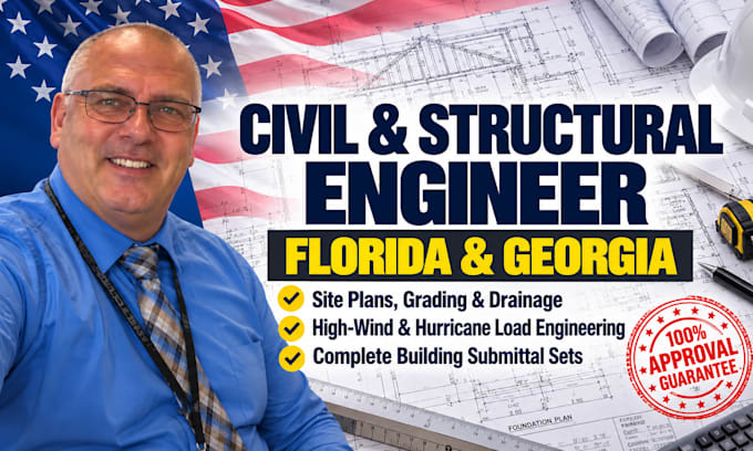 be your civil engineer for florida and georgia submittal sets