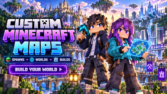 build professional custom minecraft maps, worlds, servers and adventures