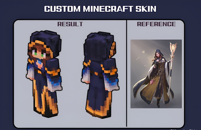 create a custom minecraft skin for you