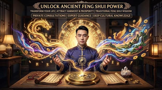 design a feng shui layout for wealth harmony