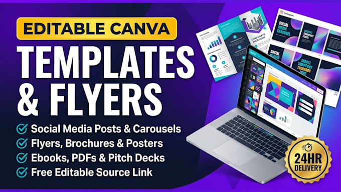 do canva pro graphic design, editable canva templates and flyers