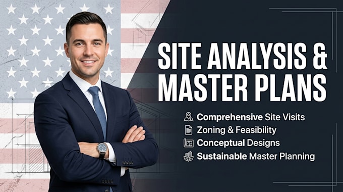 design architectural site analysis and master plans