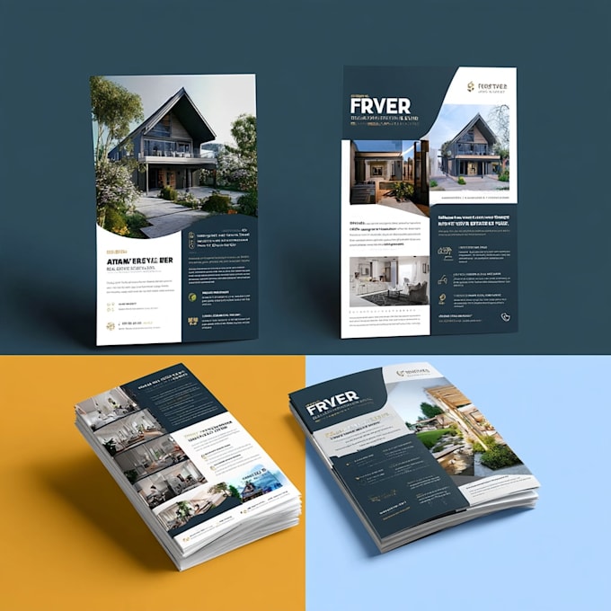 design stunning real estate flyer