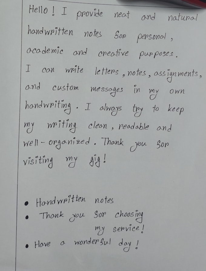 do accurate handwritten notes