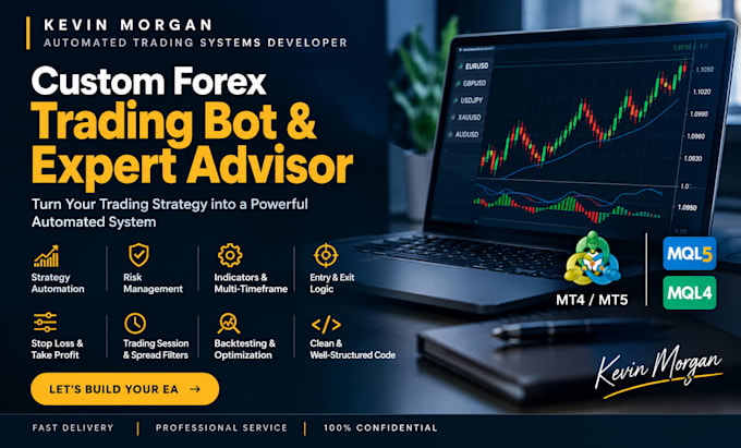 develop a custom forex trading bot and expert advisor