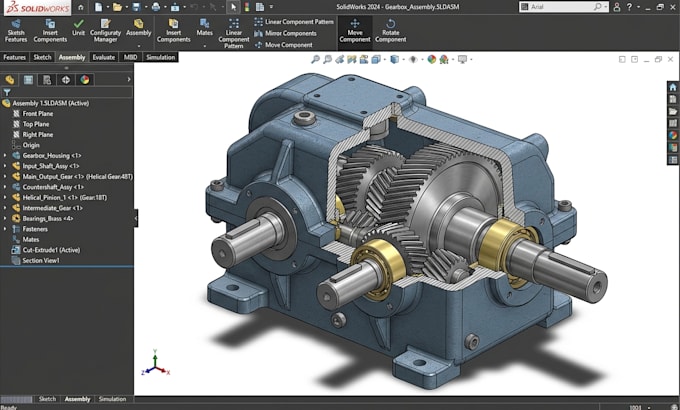 do 3d modeling design and 3d cad design using solidworks