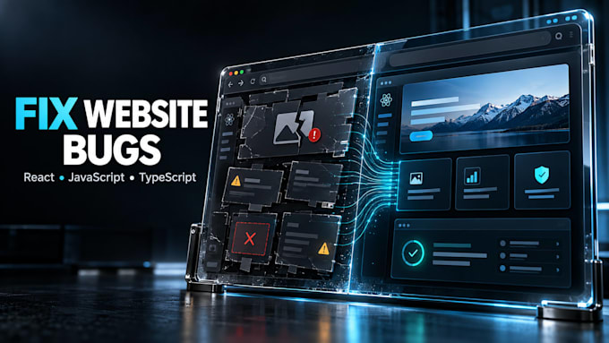 fix website bugs, errors and web app issues