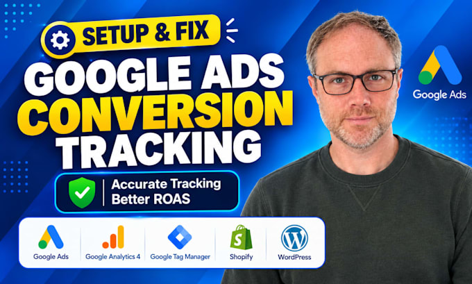 fix and setup shopify google ads conversion tracking, ga4, enhanced conversions