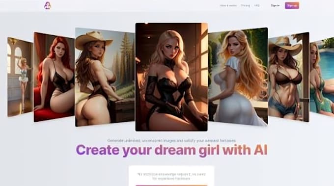 develop ai nsfw website custom chatbot ai website mobile app development