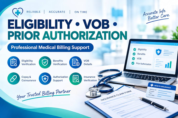 verify patient eligibility, benefits and prior authorization
