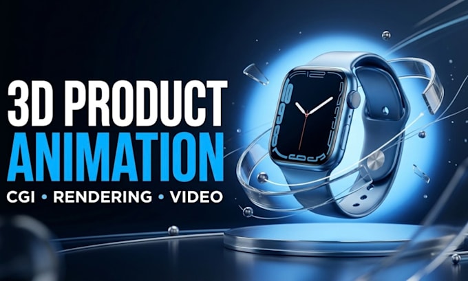 create 3d product animation, 3d product video, cgi animation and 3d rendering