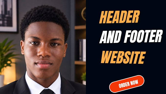 design header and footer