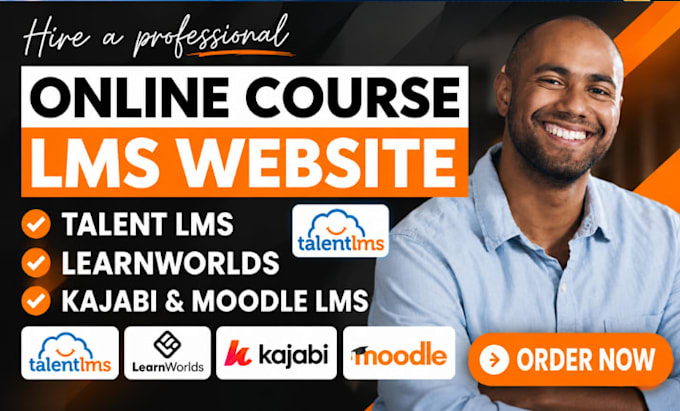 setup elearning course on talentlms, learnworlds, moodle lms, h5p and learndash