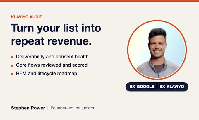 conduct an expert klaviyo audit for your shopify store