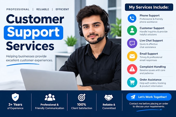provide customer support and call center services
