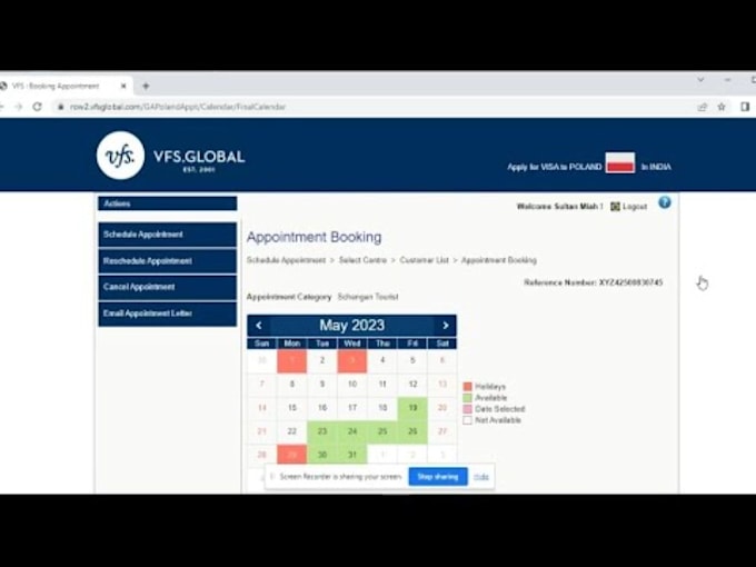 develop booking appointment bot,vfs bot,booking bot,vfs appointment slot watcher