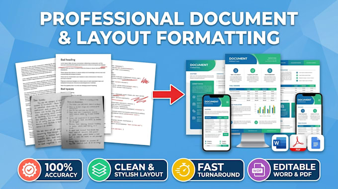 document and layout formatting