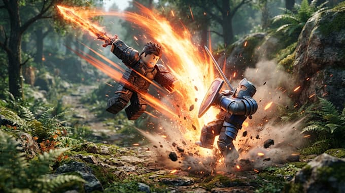 create custom roblox combat vfx, abilities, skills and movesets