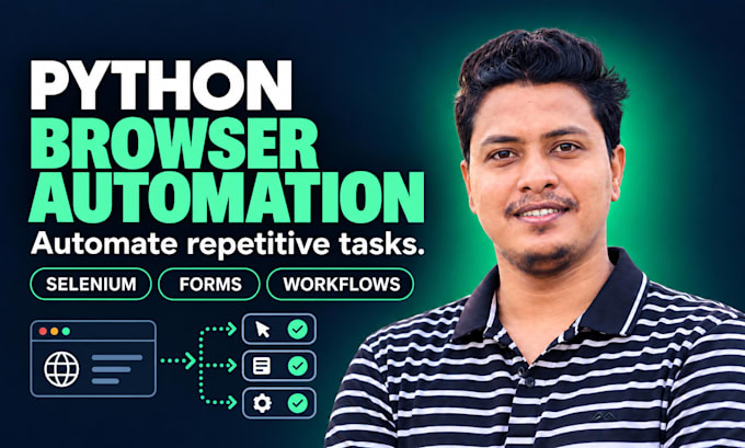 build python browser automation scripts with selenium