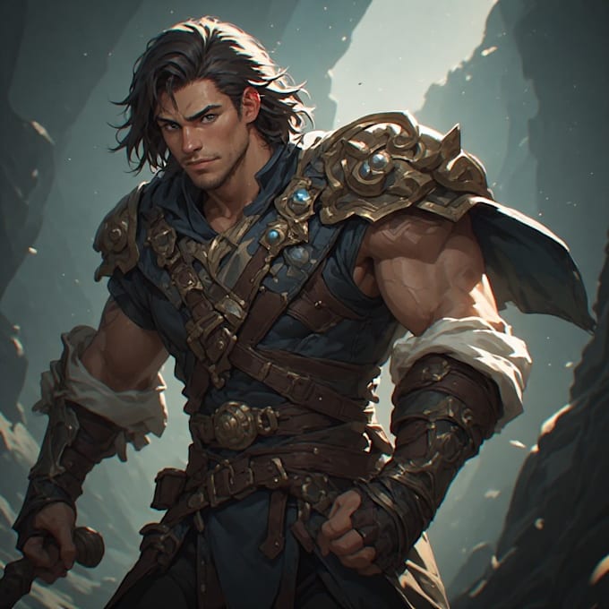 design original fantasy characters and heroes