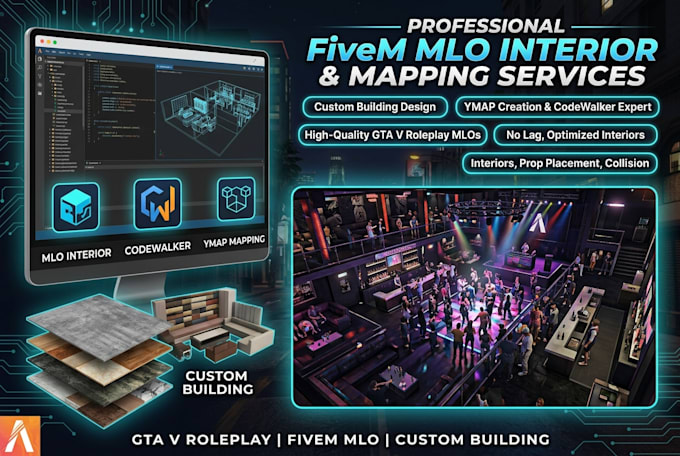 fivem mlo interior ymap mapping codewalker custom building gta v roleplay