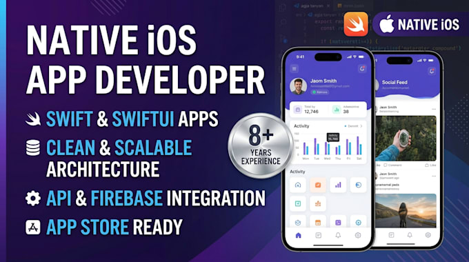 develop, fix, or improve your ios app with swift