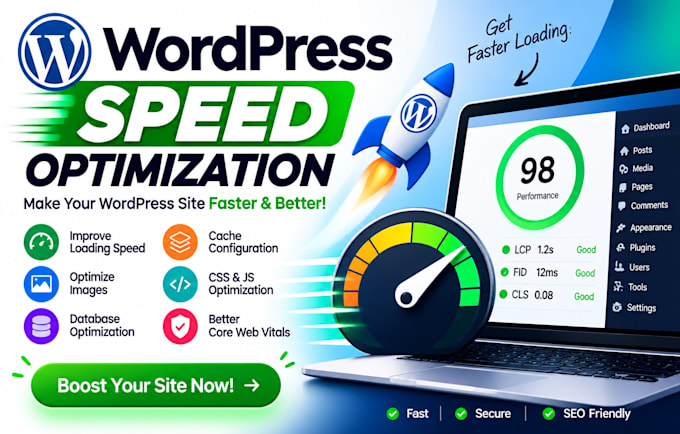 optimize wordpress speed and improve website performance