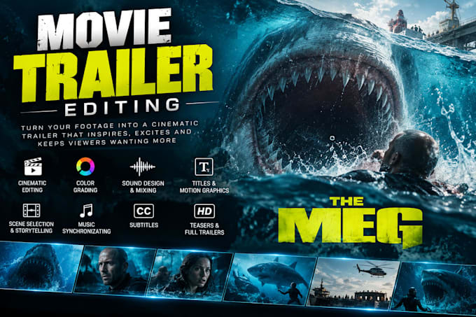 edit cinematic movie trailers and teasers