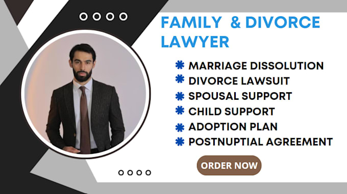 be your lawyer for child custody or divorce paperwork