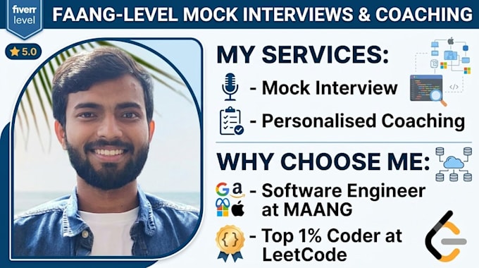 take mock interview and coach for interview preparation at maang