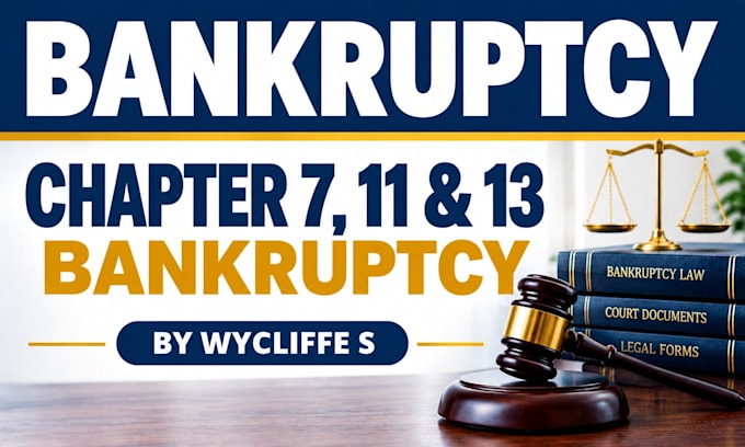 prepare bankruptcy documents for chapter 7 11 and 13