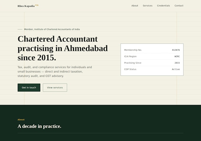 need a professional website, swift and professional