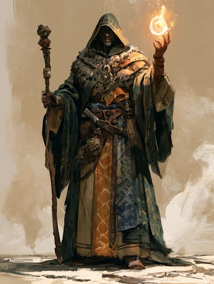 unique dnd character art and dnd character art