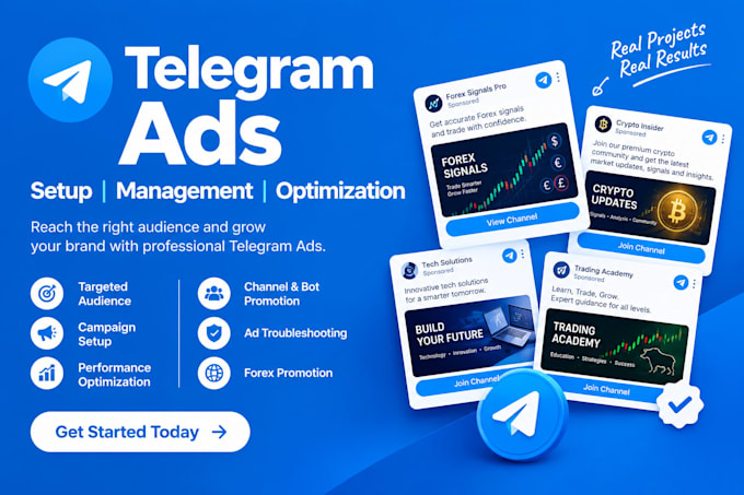 run telegram ads fix ads issues fix ad destination, forex promotion
