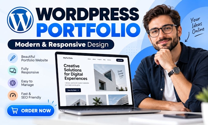create a modern personal portfolio website for freelancers and professionals
