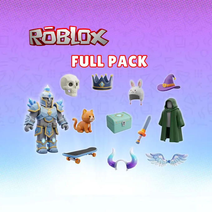 create custom roblox ugc accessories, hairs, 3d models and outfits