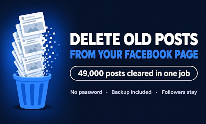 bulk delete all old posts from your facebook page