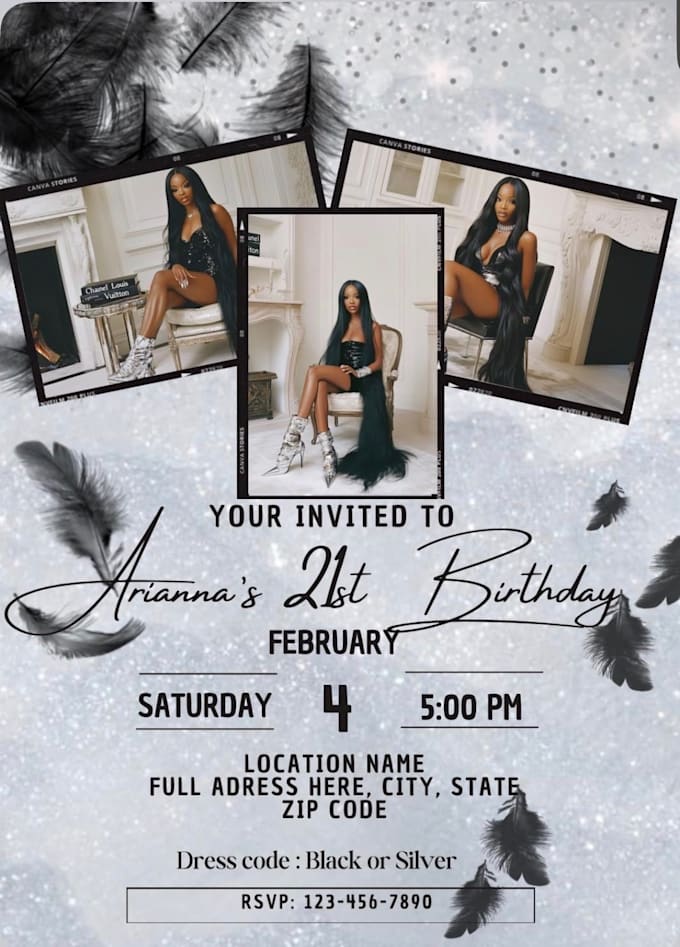 design a creative canva flyer for your event