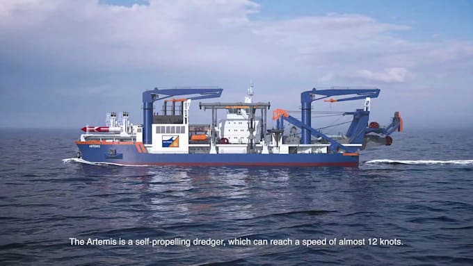create 3d industrial animation offshore marine technical animation video