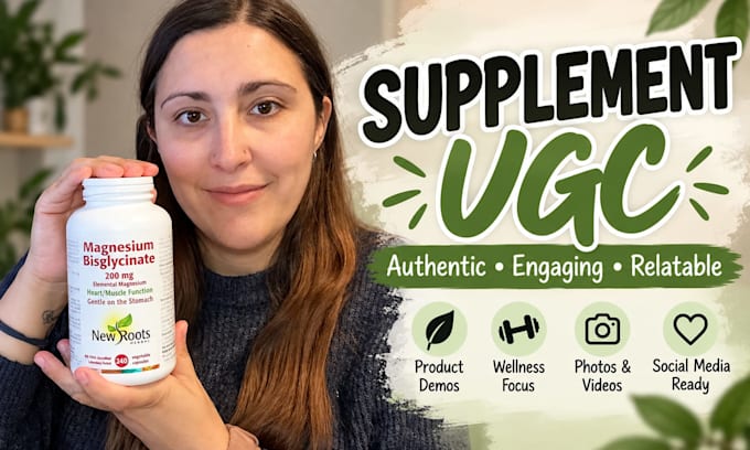 create engaging ugc videos for your supplement brand