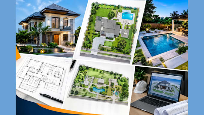 do plot plan, plan review, backyard pool, chief architect, property map design
