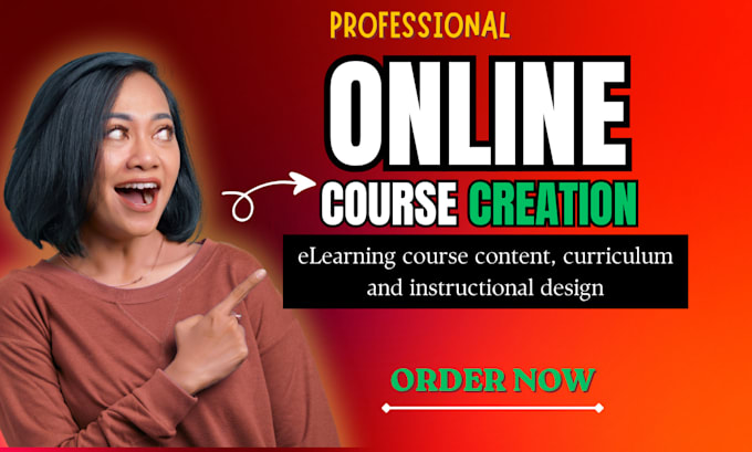 develop elearning course content, curriculum and instructional design