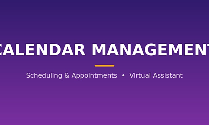 manage your calendar, scheduling, and appointments