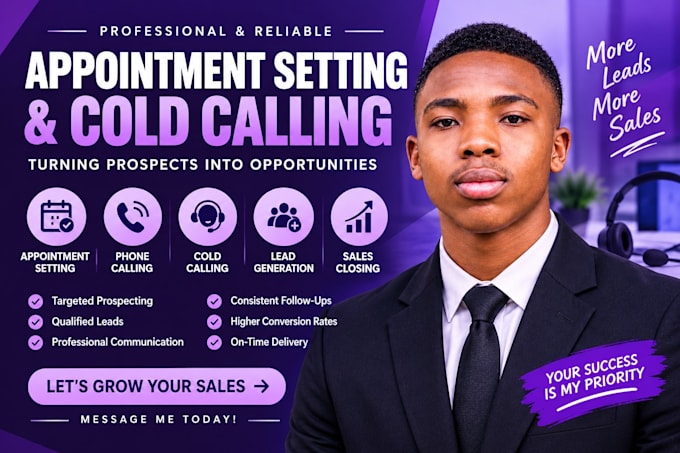 be your sales and appointment setting specialist