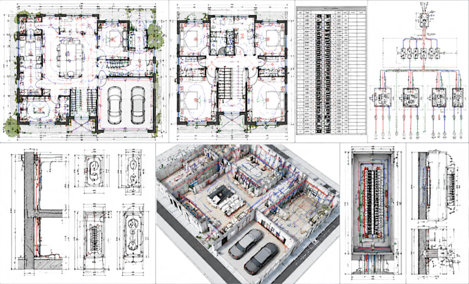 create nec electrical drawings, sld and power plans