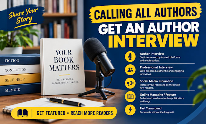 promote your book through author interview and targeted reader outreach