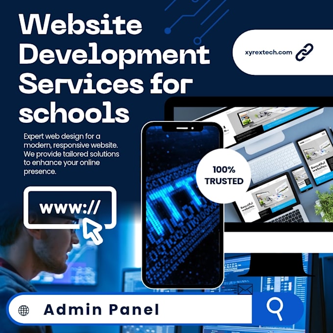develop a website for your school