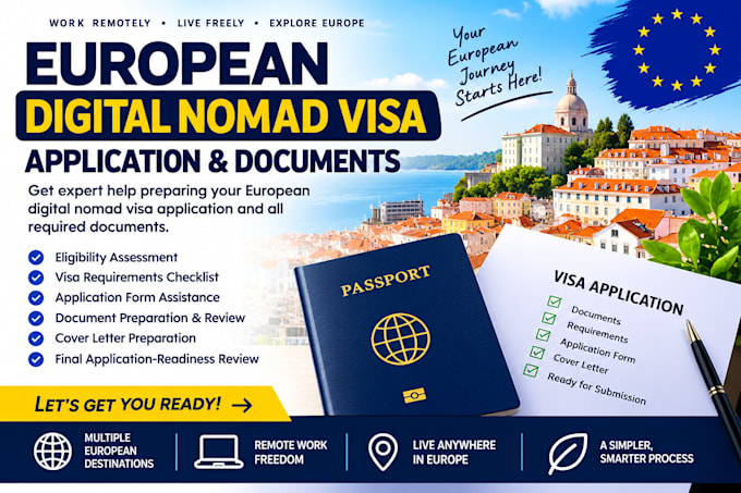 prepare your european digital nomad visa application and documents