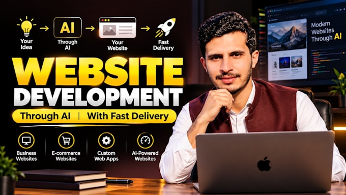 build custom ai website for business
