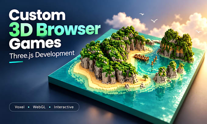 develop a custom 3d browser game using threejs